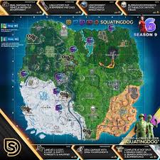 This week's challenges will send you all over the map with a staged quest as well as one where you need to visit three different objects at. Fortnite Season 9 Week 6 Challenges Cheat Sheet Sorrowsnow77