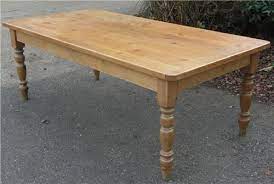 A simple and sturdy set that's perfect for your breakfast nook or smaller dining area. Custom Made Knotty Pine Farmhouse Table By Edward Cooper Workshop Custommade Com