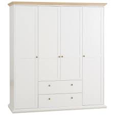 Kleiderschrank Pariso Two Tone 4 Turig 2 Schubladen Kleiderschrank Schubladen Schrank