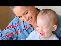 Archie Harrison Mountbatten Windsor Turns One Happy Birthday Archie Archie S Adorable New Video Y Archie Prince Harry And Meghan Prince Charles And Diana