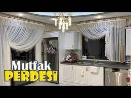 Mutfak camlarının önüne illa beyaz mutfak perdesi modelleri: Mutfaklar Icin Sik Perde Modelleri Youtube
