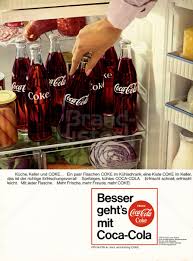 Originally marketed as a temperance drink and intended as a patent medicine. Coca Cola Kuche Keller Und Coke Sujet Kuhlschrank Brand History