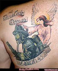 Check spelling or type a new query. Left Back Shoulder Angel And Firefighter Tattoo