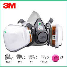 9in1 3m 6200 Half Facepiece Gas Mask Respirator With 6001 2091 Filter Fit Painting Spraying Dust Proof Cheap Masks Buy Directly From China Gas Mask Gas Mask