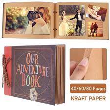 These books involve the worlds of the many different disney films and featurettes. Crafts Diy Photo Album Scrapbook Our Adventure Book Memory Anniversary Gift 40 Sheets Albums Refills