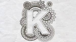 Download Mandala Svg Svg Files For Cricut Letter K Zentangle Svg Split Monogram Svg Svg Fonts Cricut Fonts Decal Stenci Easy Doodle Art Monogram Svg Mandala Svg