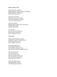 Puisi lama terbagi dalam pantun, gurindam, syair, mantra, karmina, serta bidal. Puisi Cinta Yang Kian Lama Pantun Cinta