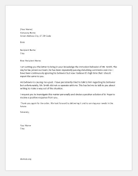 Tips for sending a goodbye letter. Complaint Letter To Boss About Co Worker S Behavior Document Hub