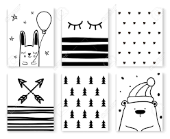 Every picture in this board is gorgeous, there are some patterns ideas for the wallpapers, some art to hang on a wall. Set Of Scandinavian Design Patterns Vector Art Graphic Black Royalty Free Cliparts Vectors And Stock Illustration Image 96619332