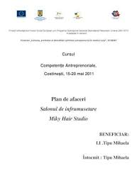 Alege un proiect pentru salon de infrumusetare si poti obtine maxim 100 puncte. P Salon Coafor