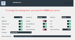 Watch this tutorial to see how: . Clearer Information On The Aternos Webinterface Feedback Vorschlage Aternos Community