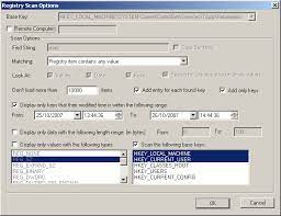 Viewing The List Of Registry Keys Modified In The Last Hours/Days