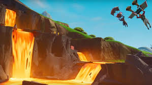 Une Partie Du Volcan De La Saison 8 De Fortnite Carte A Jouer Retour Vers Le Futur Millenium