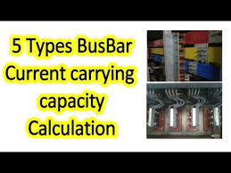 what is bus bar and calculate current carrying capacity