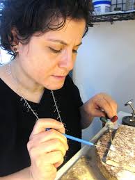Studio Visit with Jewelry Artist Iris Guy