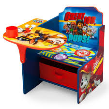 Disney Paw Patrol Chair Desk With Storage Bin Delta Children In 2020 Storage Chair Kids Desk Chair Toddler Desk