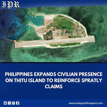 Philippines Plans Civilian Expansion on Thitu Island Amid Spratly Dispute Philippine authorities aim to increase the civilian population on Thitu (Pagasa) and nearby islands, strengthening presence in the Spratly Islands amid ongoing