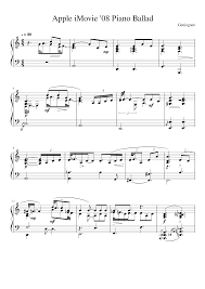Just choose your clips, then add titles, music and effects. Apple Imovie Piano Ballad Sheet Music For Piano Solo Download And Print In Pdf Or Midi Free Sheet Music Musescore Com