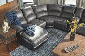 Nantahala 6 Piece Reclining Sectional With Chaise In 2020 Reclining Sectional With Chaise Reclining Sectional Sectional