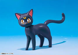 bandai s h figuarts sailormoon sailor moon luna cat action figure japan foto figuras