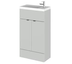 0% finance available or monthly instalments available on all orders over £99 subject to status. Hudson Reed Fusion 500mm Floor Standing Slimline Vanity Unit And Basin Cbi122