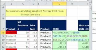 Excel Magic Trick 476 Sumproduct Function For Weighted Average Cost Fro Weighted Average Excel Microsoft Excel