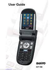 Sanyo Scp 7500 Manuals Manualslib