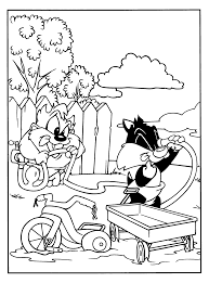 Roger rabbit & jessica rabbit coloring pages. Looney Tunes Coloriages A Imprimer Colorier Coloriages1001 Fr Baby Looney Tunes Bunny Coloring Pages Cute Coloring Pages
