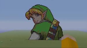 See more ideas about minecraft, minecraft creations, minecraft pixel art. The Legend Of Zelda Minecraft Pixel Art Link Youtube