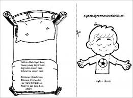 Uyku Duasi Okul Oncesi Etkinlikleri Okul Okul Oncesi Uyku