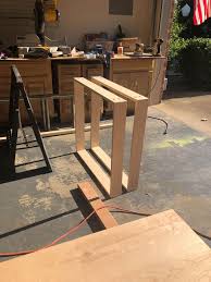 When clear lacquered the natural beauty of the wooden surface can be seen. Diy Modern Wood Desk House On Longwood Lane