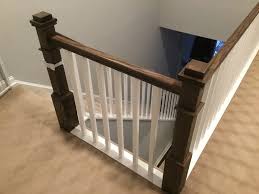 Wood handrail for interior stairs, offered in many wood species. New Staircase Railing And Spindles Monk S Home Improvements