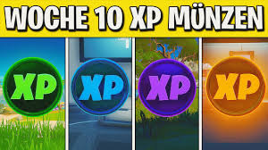 Season 4 guide features a roundup of all of the available information you will want to know about the new season of the battle pass. Alle Xp Munzen Woche 10 Fortnite Ep Munzen Orte Season 4 Karte Grune Blaue Violette Goldene Youtube