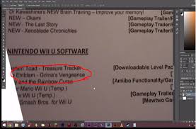 This comes from kelios, a webmaster for the fansite pokekalos. Nintendo Direct 1 27 2015 Leaked Info Fire Emblem Know Your Meme