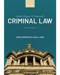 Unlocking criminal law / jacqueline martin, tony storey. Smith Hogan Ormerod S Criminal Law 16th Edition Criminal Law Law