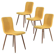 Dining chairs with curved backs or quilted backs, or luxurious chairs with the chase dining chair is supremely comfortable velvet dining chair, shown here in a gorgeous light blue fabirc. Mustard Yellow Dining Chair Wayfair
