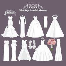 Vector Wedding Dresses In Different Styles Fashion Bride Dress Fashion Bride Dresses Bride Dress White Dress Bride