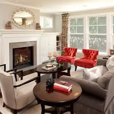 Living room tan ideas leather couch black and brown decorating. Red And Gray Living Room Ideas Photos Houzz