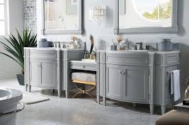 Vanities & makeup tables └ furniture └ home & garden all categories antiques art baby books business & industrial cameras & photo cell phones & accessories clothing, shoes & accessories coins & paper money collectibles computers/tablets & networking consumer electronics crafts. James Martin Brittany Collection 118 Double Vanity Set Urban Gray With Makeup Table 3 Cm Optional Top