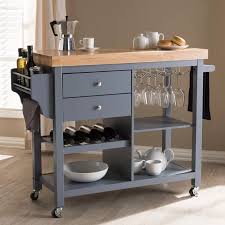 Hoglund Kitchen Cart With Wood Top Kitchen Cart Wood Kitchen Kitchen Island Cart