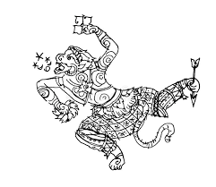 Army and royal thai army capabilities, build strong. Ramayana Monkey Hanuman Thai Art Drawing Stock Illustration Illustration Of Dance Cambodia 31517518