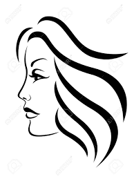 Abstract Face Of Beautiful And Charming Woman Side View Black Royalty Free Cliparts Vectors And Stock Illustration Image 127560161 Position the hands behind the head or place the left hand on the right knee to support the stretch. abstract face of beautiful and charming woman side view black