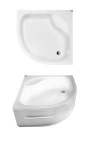 Carbuncle quadrant glass shower cabin with deep tray zl2a80z zl2b90z from china manufacturer, manufactory, factory and supplier on ecvv.com. Corner Deep Shower Tray With Panel 800mm X 800mm Quadrant Small Bath Shower Panels Shower Tray Small Bath