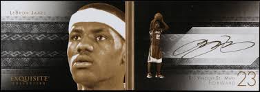 LeBron James 2013-14 Exquisite Collection Game Face Autograph Booklets  #GFLJ