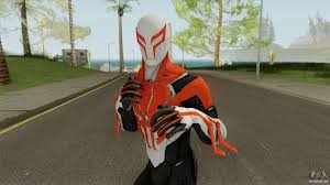 Like the black suit, this 2099 white suit was created by peter parker at parker industries for miguel o' hara. Spider Man 2099 White Suit For Gta San Andreas