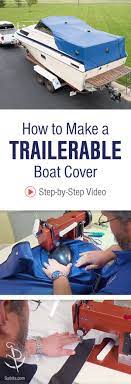 How To Make A Trailerable Boat Cover Boat Covers Boat Plans Boat Building