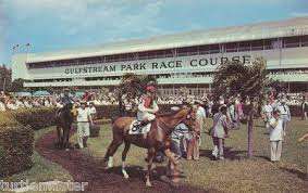Fl Hallandale Gulfstream Race Course Horses Postcard Ebay Race Courses Horses Racing