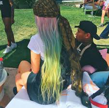 Bella Thorne Rocked A Bright Purple Bob At Coachella Kylie Jenner Hair Color Kylie Jenner Hair Kylie Hair