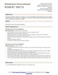 A cover letter can also help you make a generic resume appear more tailored for t. Maintenance Groundskeeper Resume Samples Qwikresume