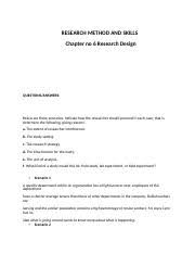 We did not find results for: Research Method Method Docx Research Method And Skills Chapter No 6 Research Design Questions Answers Below Are Three Scenarios Indicate How The Course Hero